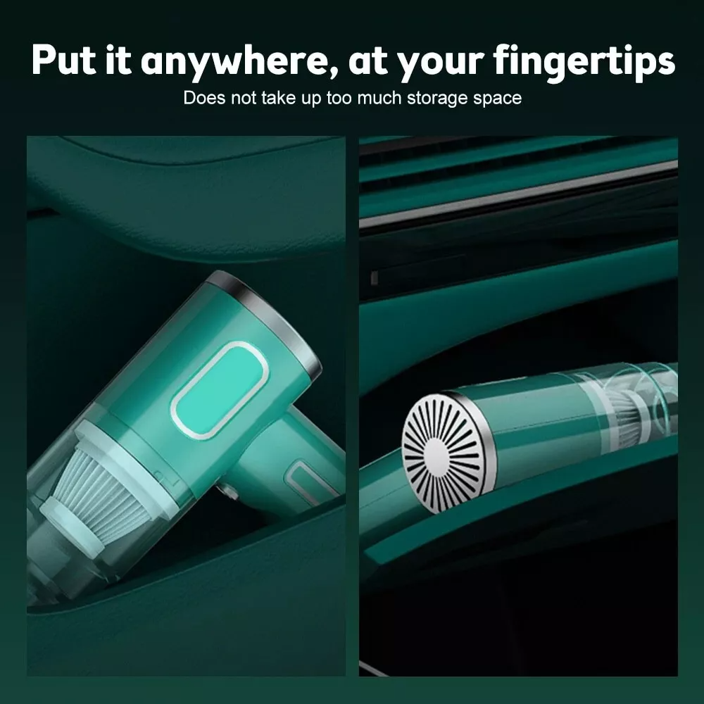 TurboClean Aspiradora Portátil inalámbrica